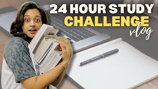 24 HOUR STUDY CHALLENGE 😎 VLOGSonam ChauhanAnywhere Anything 🤷 [upl. by Nylikcaj]