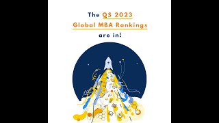 QS 2023 Global MBA Rankings [upl. by Allrud]