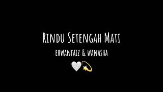 Rindu Setengah Mati  D’ Masiv  Wanfaiz Cover  💫 [upl. by Narot]