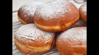 Vegan berliner donuts  Veganski krofi [upl. by Hackett]