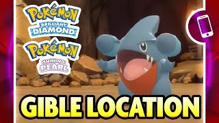 WHERE to FIND GIBLE in The Grand Underground Pokemon Brilliant Diamond and Shining Pearl shorts [upl. by Gievlos]