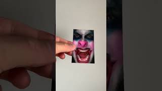 Lenticular cardmorph effectClown Makeup [upl. by Ayhtin]