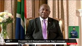 President Cyril Ramaphosa’s New Year’s message [upl. by Solegna773]