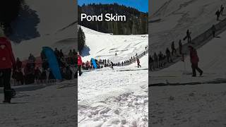 2024 Pond Skim 🏂 Keystone Colorado skiing snowboarding shorts [upl. by Ycnaffit]