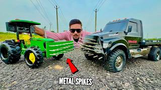 RC Tochan King With Sharp Spikes Vs RC Ultimate Truck  Chatpat toy TV [upl. by Cence]