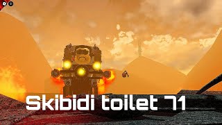 Skibidi toilet 71 but in roblox [upl. by Anahahs]