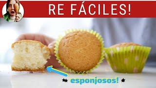 MUFFINS DE VAINILLA re fáciles [upl. by Jehial315]