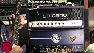 Jet City vs Soldano  ShootOut Using Ed Roman Quicksilver Guitar [upl. by Eniagrom]