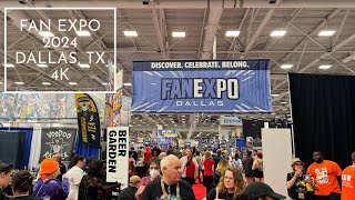 Fan Expo Dallas 2024  4K Walkthrough  Dallas Texas [upl. by Aicnerolf]