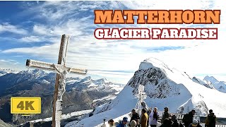 LETS VISIT MATTERHORN GLACIER PARADISE  ZERMATT SWITZERLAND 4K [upl. by Avra]