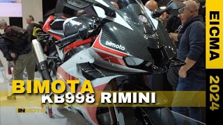 Bimota KB998 Rimini pronta per la SBK EICMA 2024 [upl. by Yasui]