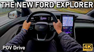 NEW Ford Explorer Premium RWD POV Drive [upl. by Airdnal912]