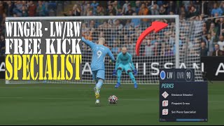 FIFA 22  Player Career Mode  LW RW  Winger  FREE KICK Specialist  Max Rating [upl. by Hardan]