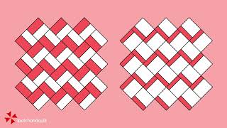 Zig Zag quilt is 28 different layouts [upl. by Ainoloppa239]