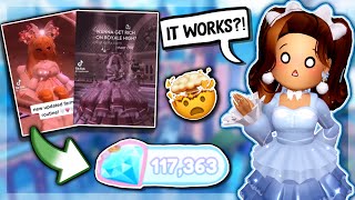 THESE TIKTOK ROUTINES ACTUALLY WORK I GOT TO 117K💎  Roblox Royale High TikTok Farming Routines [upl. by Westberg26]