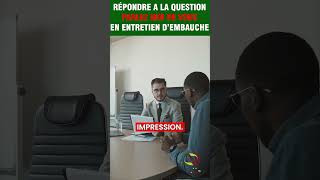 Comment répondre à la question Parlezmoi de vous en entretien d’embauche [upl. by Notffilc]