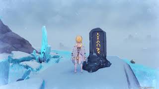 All 8 Dragonspine Stone Tablet Locations in Genshin Impact  SnowTombed Starsilver Claymore [upl. by Marlyn130]