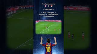 Day 318 318ᵗʰ Messi goal at Barcelona vs Atletico Madrid on December 16 2012 [upl. by Ingaborg]