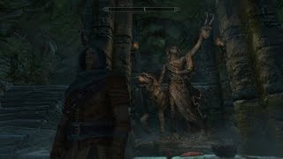 SKYRIM  Choose team CLAVICUS VILE skips dialogue [upl. by Lehcyar689]