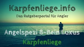 Angelspezi 8 Bein Luxus Karpfenliege  Tipps und Preisvergleich [upl. by Akemad]