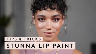 TIPS amp TRICKS STUNNA LIP PAINT  FENTY BEAUTY [upl. by Odareg]