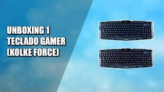 Unboxing 1  Teclado GAMER  Kolke Force Dragon Series [upl. by Donadee]