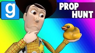 Gmod Prop Hunt Funny Moments  Rubber Duckies amp Bullet Ploof Grass Garrys Mod [upl. by Oinotnaocram974]