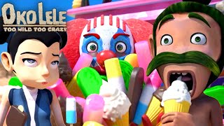 Oko ve Lele 🦕 Dondurma Günü 🍦🍧🍨 Tüm bölümler arka arkaya ✨ Super Toons TV Animasyon [upl. by Akitan]