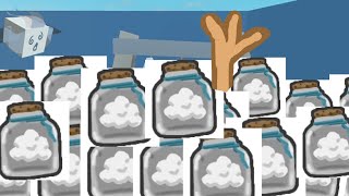 Donating 200 Cloud vIals to get Windy Bee in Bee Swarm Simulator [upl. by Ilah]