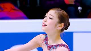 2013 World Figure Skating Championships Yuna Kim SP Kiss of the Vampire no commentary [upl. by Babbette]