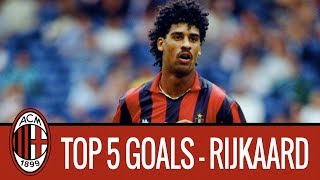 Frankie Rijkaards top 5 goals for AC Milan [upl. by Sucramad]