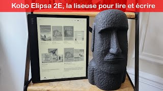 Kobo Elipsa 2E 2023 La nouvelle liseuse XL pour lire et écrire [upl. by Ahsinned652]