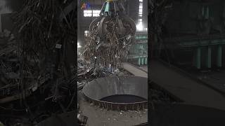 Amazing Steel Manufacturing Process by Metal Scrap allprocessofworld [upl. by Leerzej]