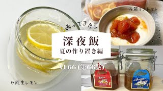 【深夜飯VL66】帰ってきた深夜飯！夏の万能作り置きメニュー！真似して損なし！作るべし！（ハチミツ漬けで簡単楽チン速攻メニュー！【NNTVNANATOチャンネル】 [upl. by Sseb278]