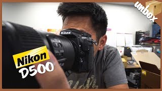 I Join the Darkside Nikon D500 Unboxing amp Impressions [upl. by Pironi183]