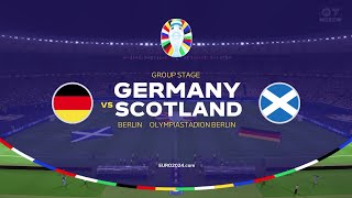 EA SPORTS FC 24 Gameplay  UEFA EURO 2024  Group A Match 1  Germany vs Scotland [upl. by Asilef]