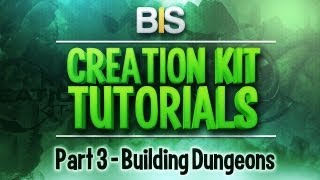 Skyrim Creation Kit Tutorials  Episode 3 Building A Dungeon [upl. by Gentille]