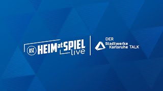 „HEIMatSPIEL LIVE – Der Stadtwerke Karlsruhe TALK“ KSC  HSV [upl. by Northrop]