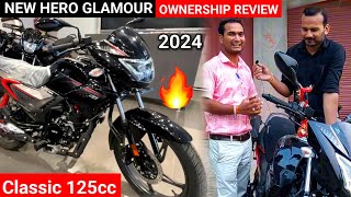 New Hero Glamour Ownership Review 🔥  Hero Glamour Honest Ownership Review 2024  New Model Glamour [upl. by Ahsirat]