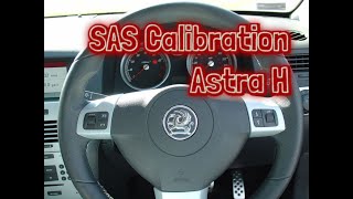 Calibrating Steering angle sensor Astra H [upl. by Ludwigg]