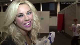 Krista Siegfrids  Marry Me Finland First Rehearsal [upl. by Ettolrahc]