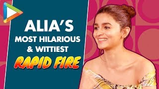 Alia Bhatt “A Song Id Like to DEDICATE to Ranbir Kapoor is…” Rapid Fire  Kalank  Brahmastra [upl. by Roberson]