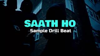 TUM SAATH HO  Bollywood Sample Beat x Chill Melodic Drill Type Beat drilltypebeat beats [upl. by Mailliw]