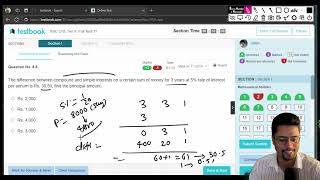 MathsReasoning 173180  Testbook Full Test 11 Live Solution sscvirus [upl. by Nabois]