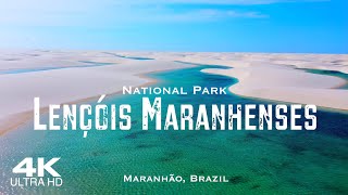 Lençóis Maranhenses 🇧🇷 Drone Aerial 4K Maranhão  Brazil Brasil [upl. by Idnac]