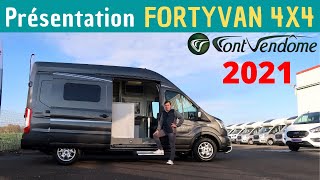 Le VRAIFAUX 4x4  Présentation du FORTYVAN Font Vendôme quotModèle 2021quot Instant CampingCar [upl. by Pevzner]