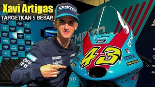 Pesaing Mario Aji  Xavi Artigas targetkan 5 besar dan Juara Moto3 2022 [upl. by Onabru164]