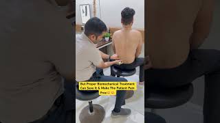 Functional Scoliosis Due To Sciatica Treatment by DrRavi scoliosistreatment chiropractor sciatica [upl. by Eitac972]