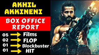 Akhil Akkineni Hit And Flop All Movies List With Box Office Collection Analysis [upl. by Ieluuk]