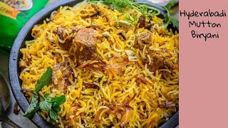 Hyderabadi Mutton Biryani Recipe [upl. by Ecnatsnok]